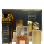 Set Lattafa KHAMRAH 100ml + Deodorant Spray 200 ml + Hair Mist 50 ml