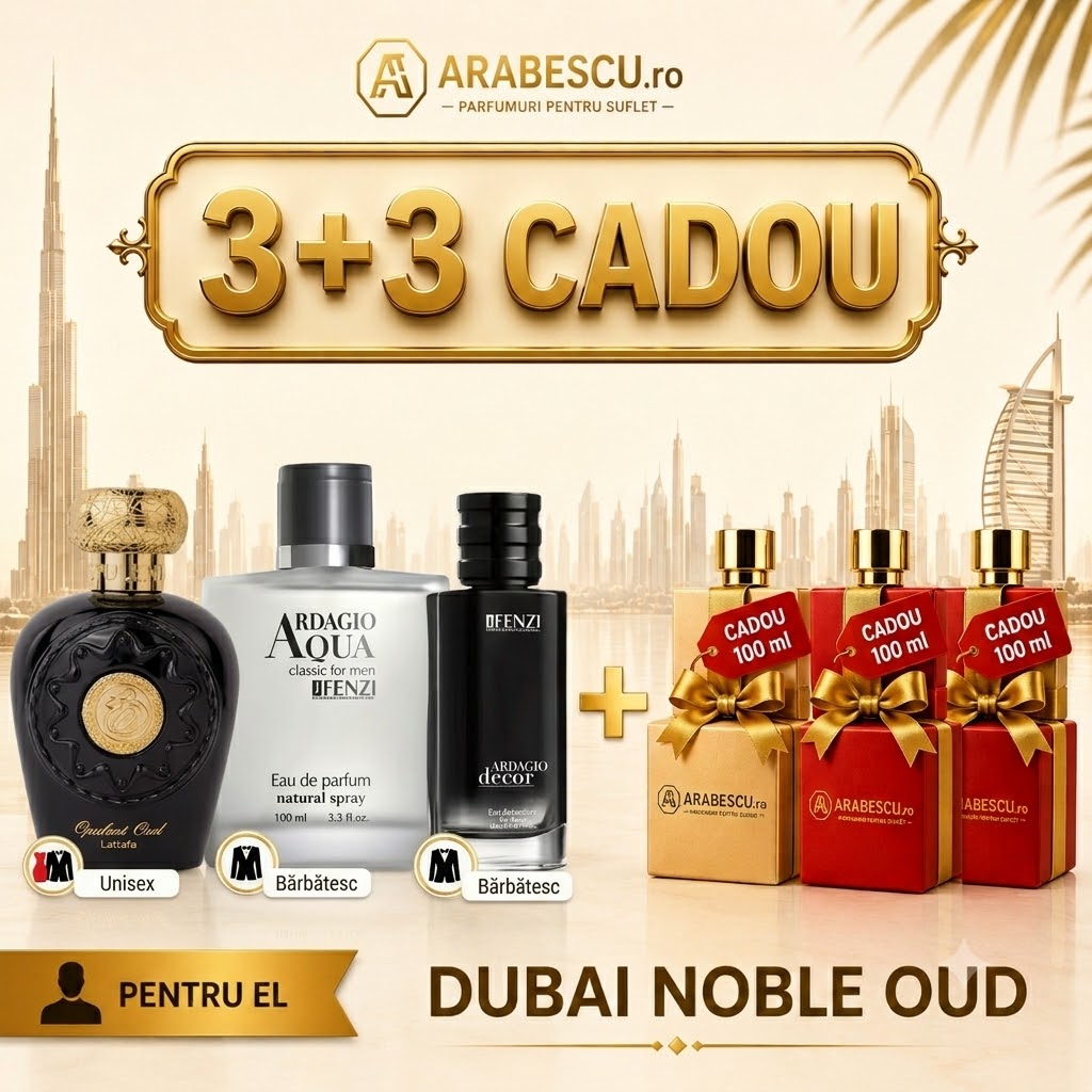 Opulent Oud + Ardagio Aqua Men Classic + Ardagio Decor Man + 3x Parfumuri Cadou
