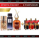 Jazzab Gold + Rose Soleil + Wesal + 3x Parfumuri Cadou