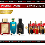 Rouge Dubai + Suspiro Abra Pure + Vanila Tobaco Fleurs + 3x Parfumuri Cadou