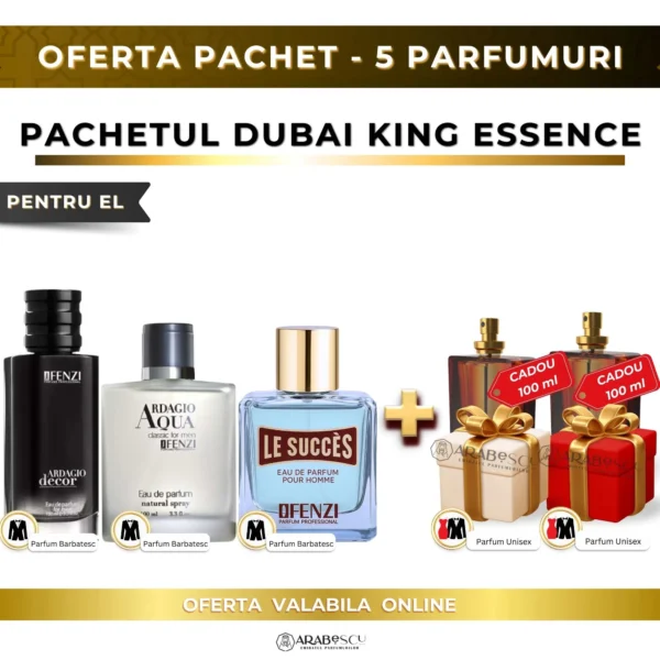 Ardagio Décor Men + Ardagio Aqua Men + Le Succes Men + 2x Parfumuri Cadou