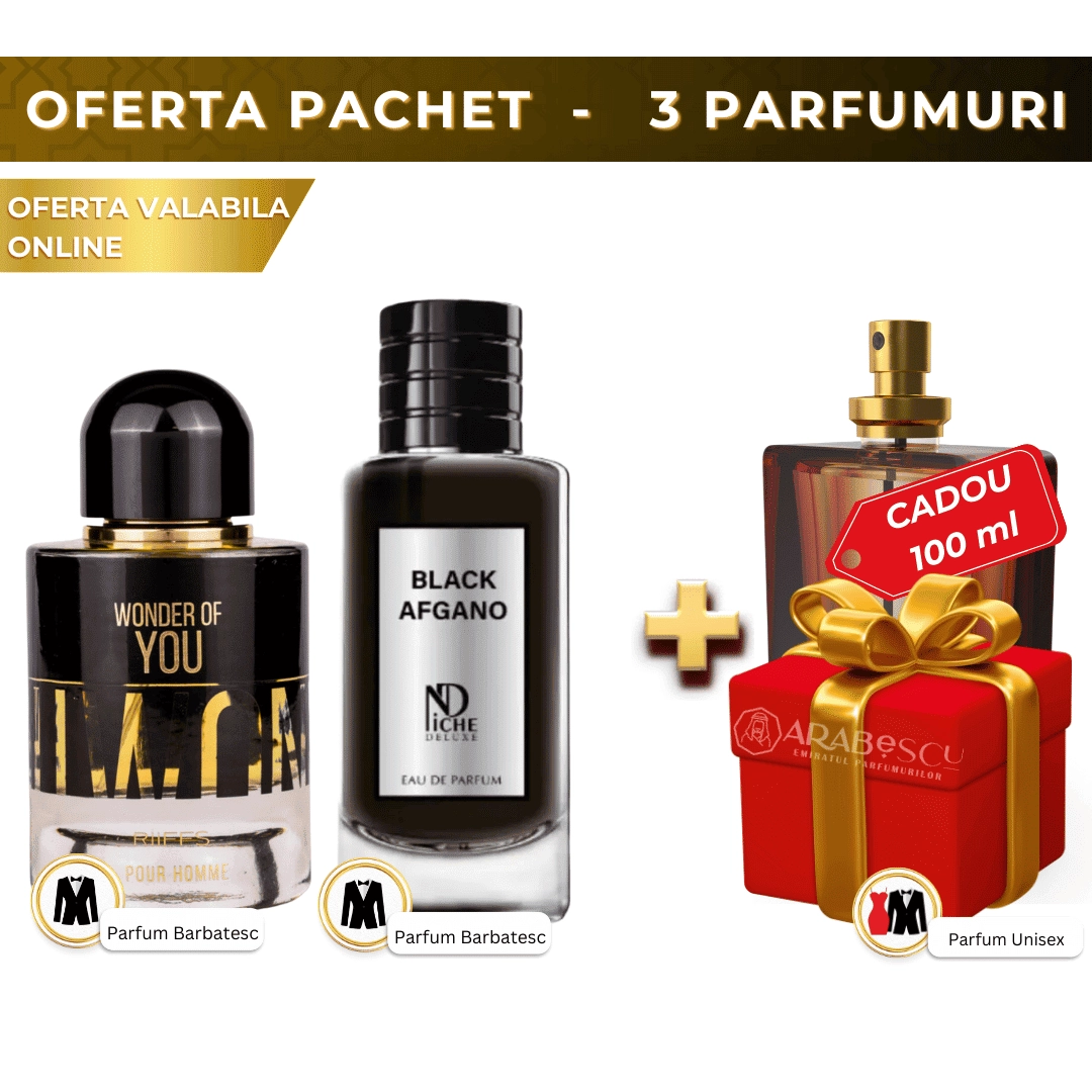 Black Afgano + Wonder of You + Parfum Cadou