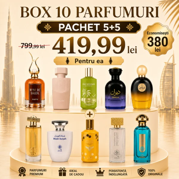 Box Dubai Vip – 10 Parfumuri Dama