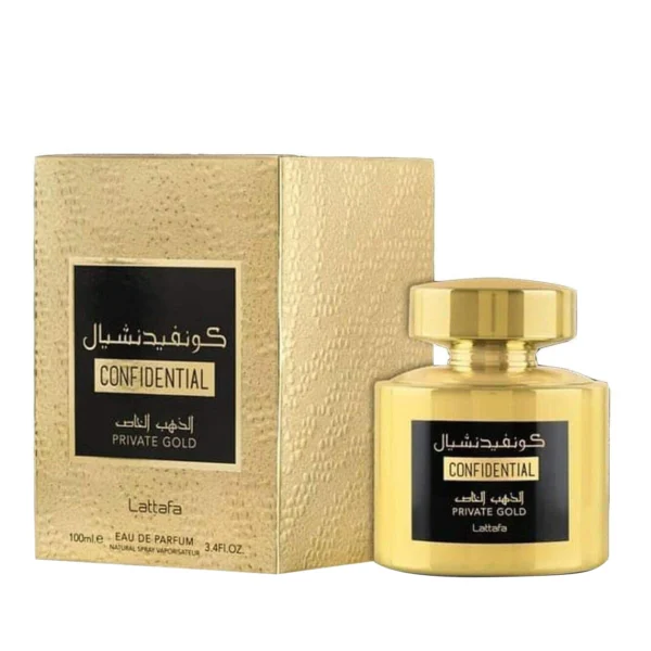 Confidential Private Gold Lattafa Unisex 100ml