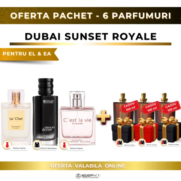 Le Chel Madame + Ardagio Decor Man + C'est la Vie + 3x Parfumuri Cadou