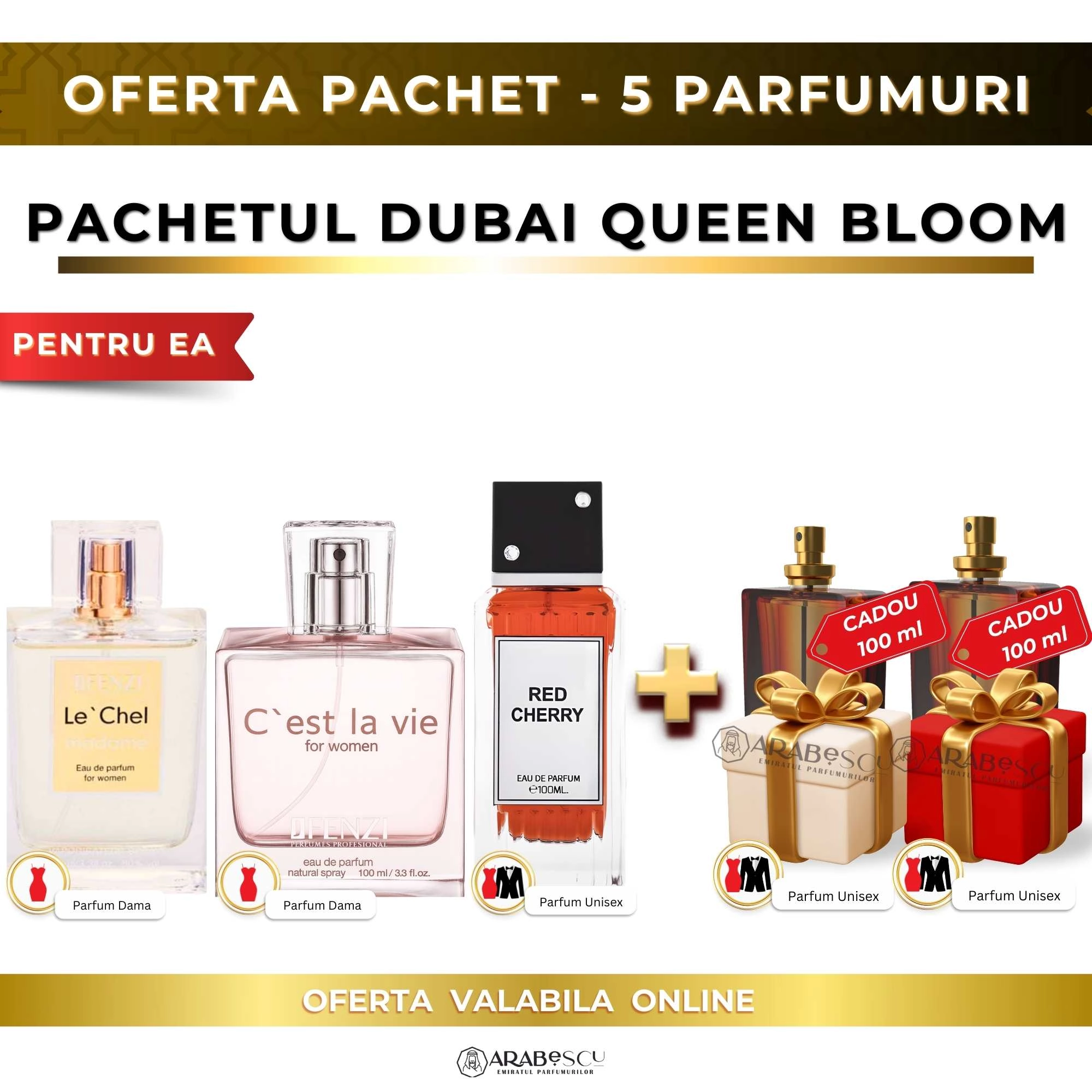 Le Chel Madame + C’est la Vie + Red Cherry + 2x Parfumuri Cadou