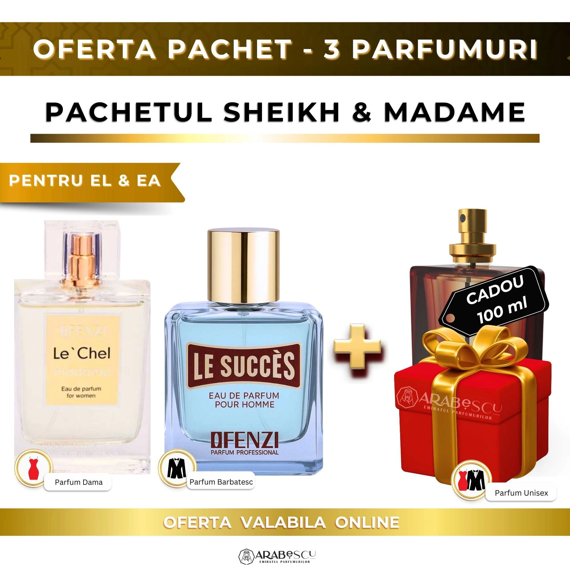 Le Chel Madame + Le Succes Men + Parfum Cadou