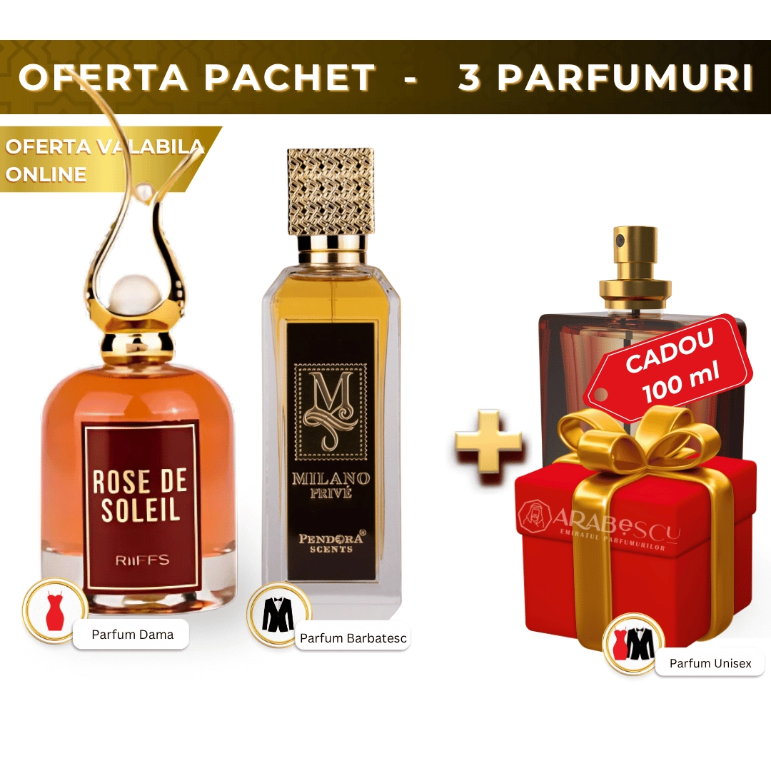 Milano Prive + Rose de Soleil + Parfum Cadou