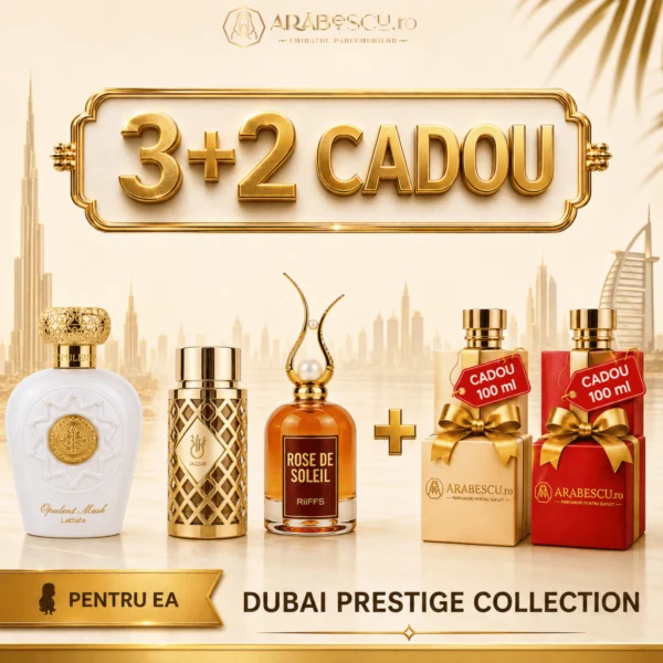 Opulent Musk + Jazzab Gold + Rose de Soleil + 2xParfumuri Cadou