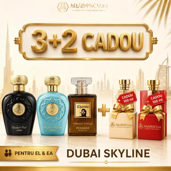 Opulent Oud + Opulent Dubai + Tobacco Vanille Charuto  + 2xParfumuri Cadou