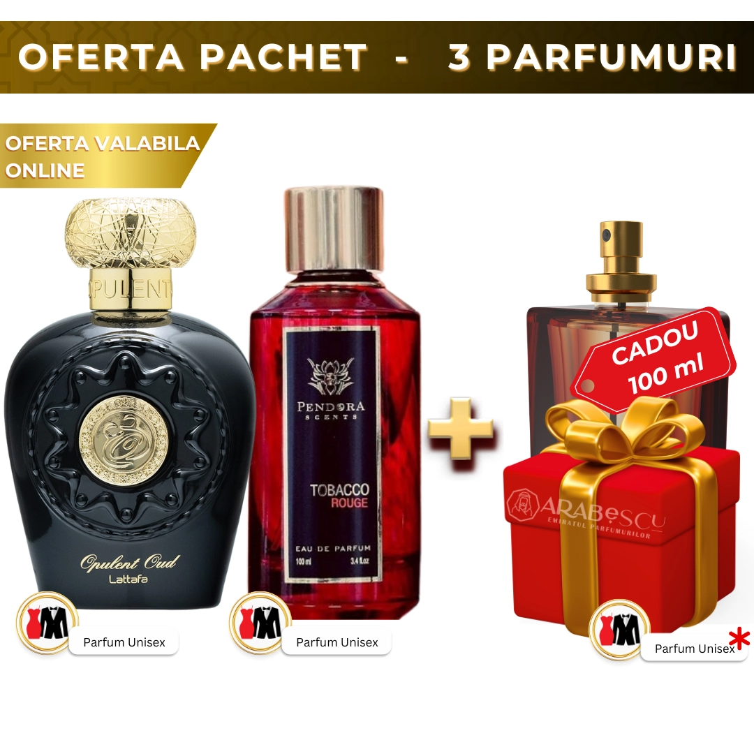 Opulent Oud + Tobacco Rouge + Parfum Cadou