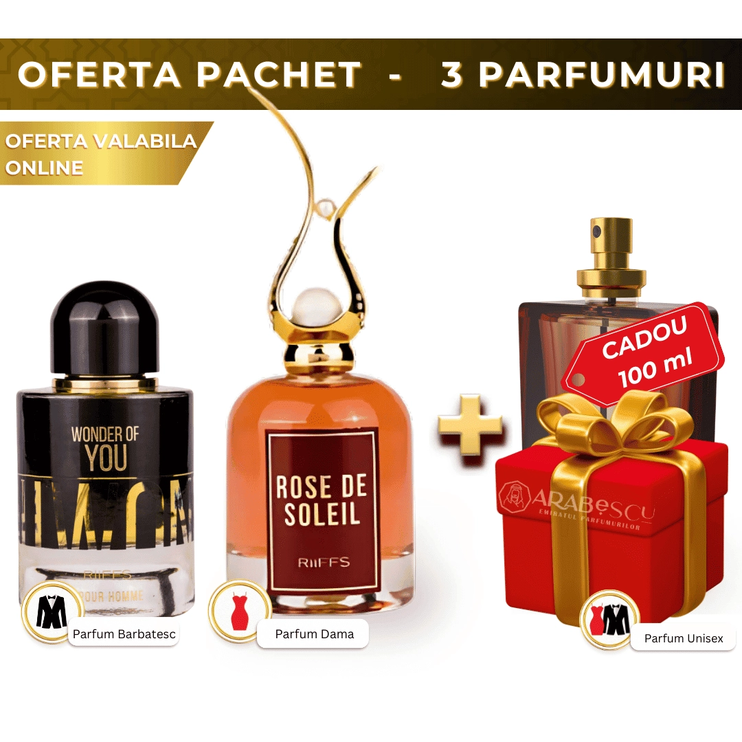 Rose de Soleil + Wonder of You + Parfum Cadou