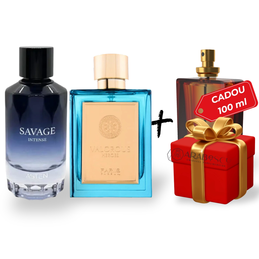 Savage Intense + Valorous Heroes + Cadou 100ml
