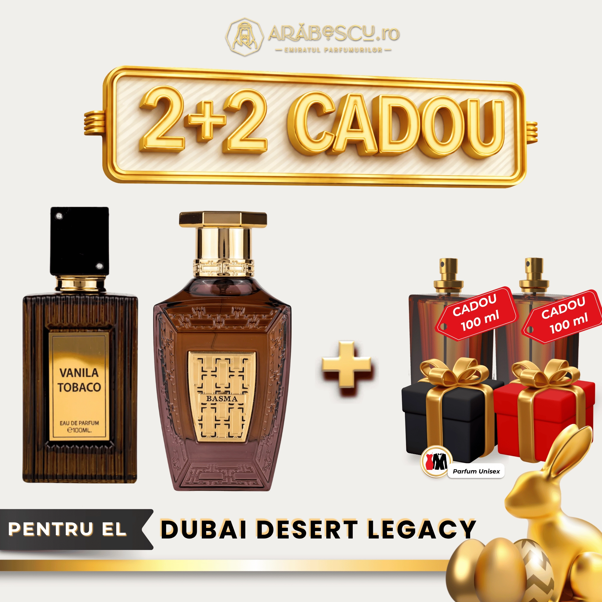 Vanila Tabaco + Basma + 2x Parfumuri Cadou