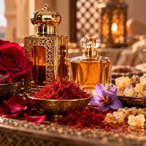 Trandafir, șofran și tămâie: Top ingrediente magice din spatele aromelor orientale